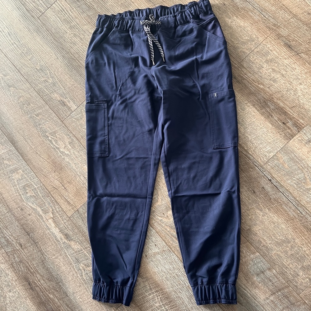 Jaanuu Navy Scrub Joggers